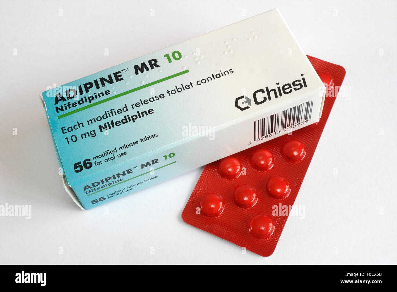 Fotografia (foto) di Adipine MR Tablets, calcio antagonisti (Nifedipina  Foto stock - Alamy