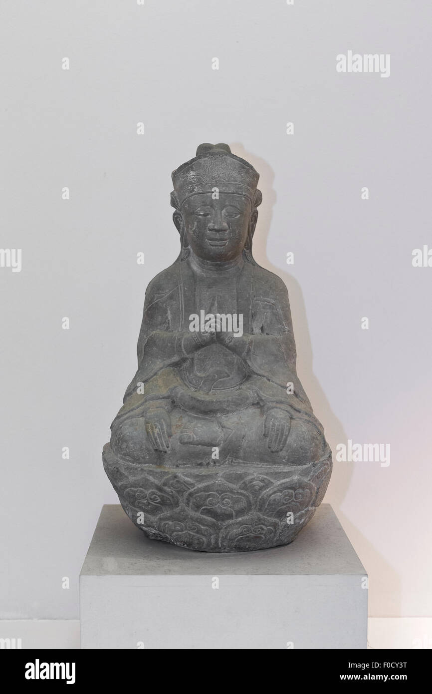 Bodhisattva Avalokiteshvara, Nhan Trai pagoda, Hai Phong city Foto Stock