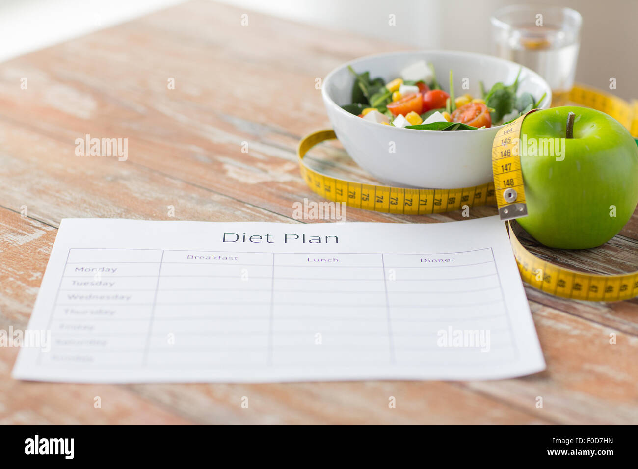 Immagini Stock - Diario Alimentare. Quaderno E Planner Per