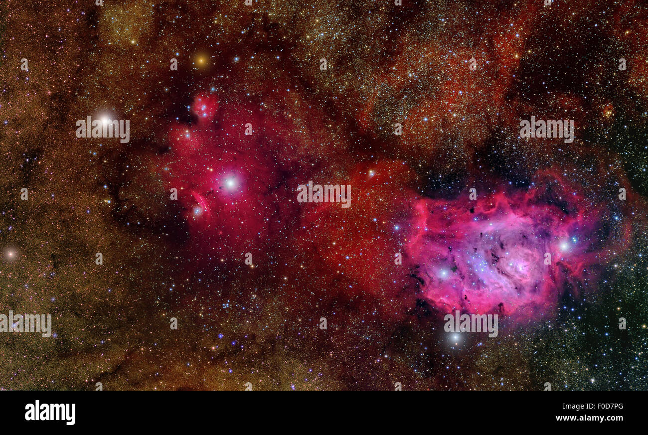 Regione Starforming NGC 6585 nella costellazione del Sagittario. Foto Stock