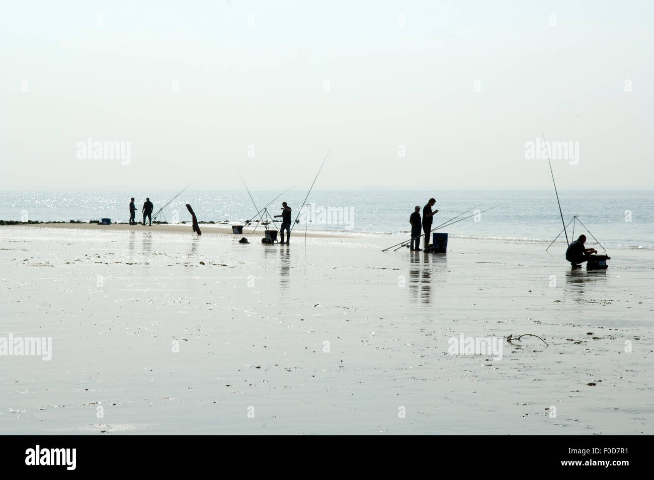 Il pescatore; Nordsee; Foto Stock