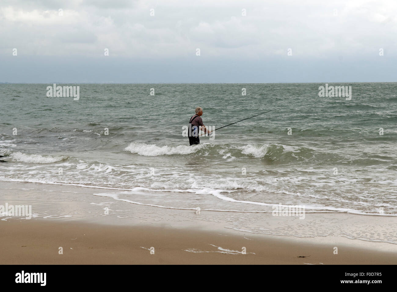 Il pescatore; Nordsee; Foto Stock