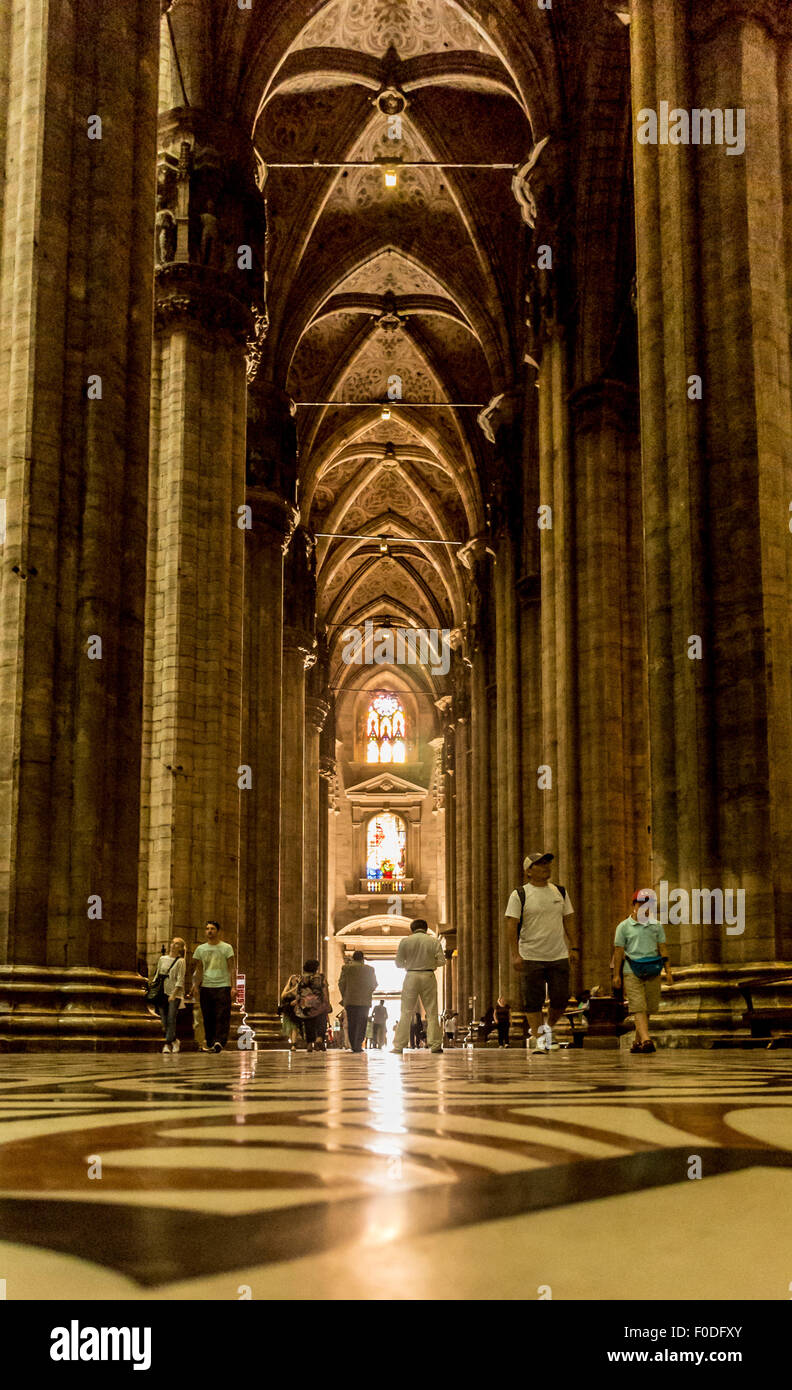 Cattedrale di Milano, Italia. Foto Stock