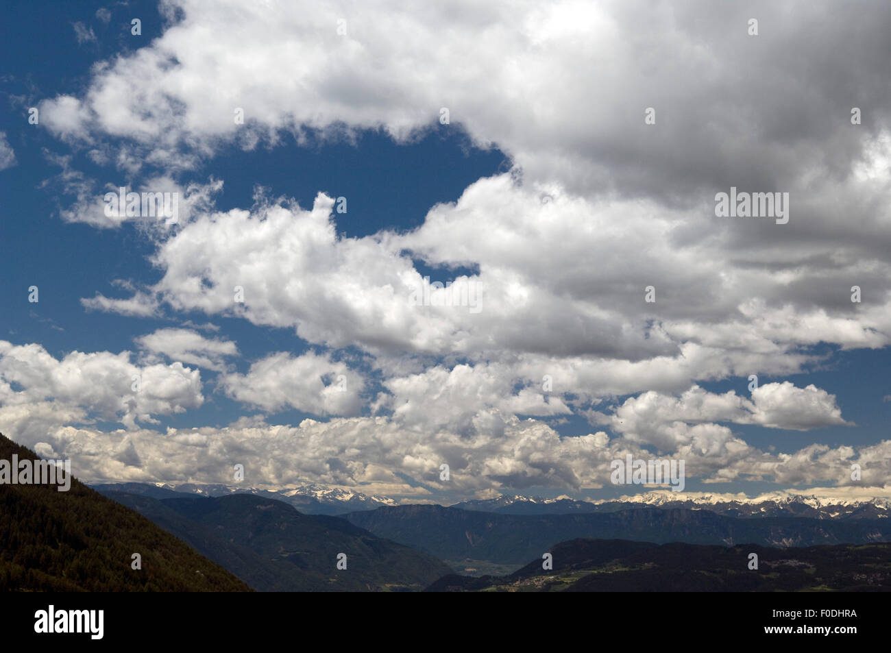 Wolke, Blau Konvektionswolken; Foto Stock