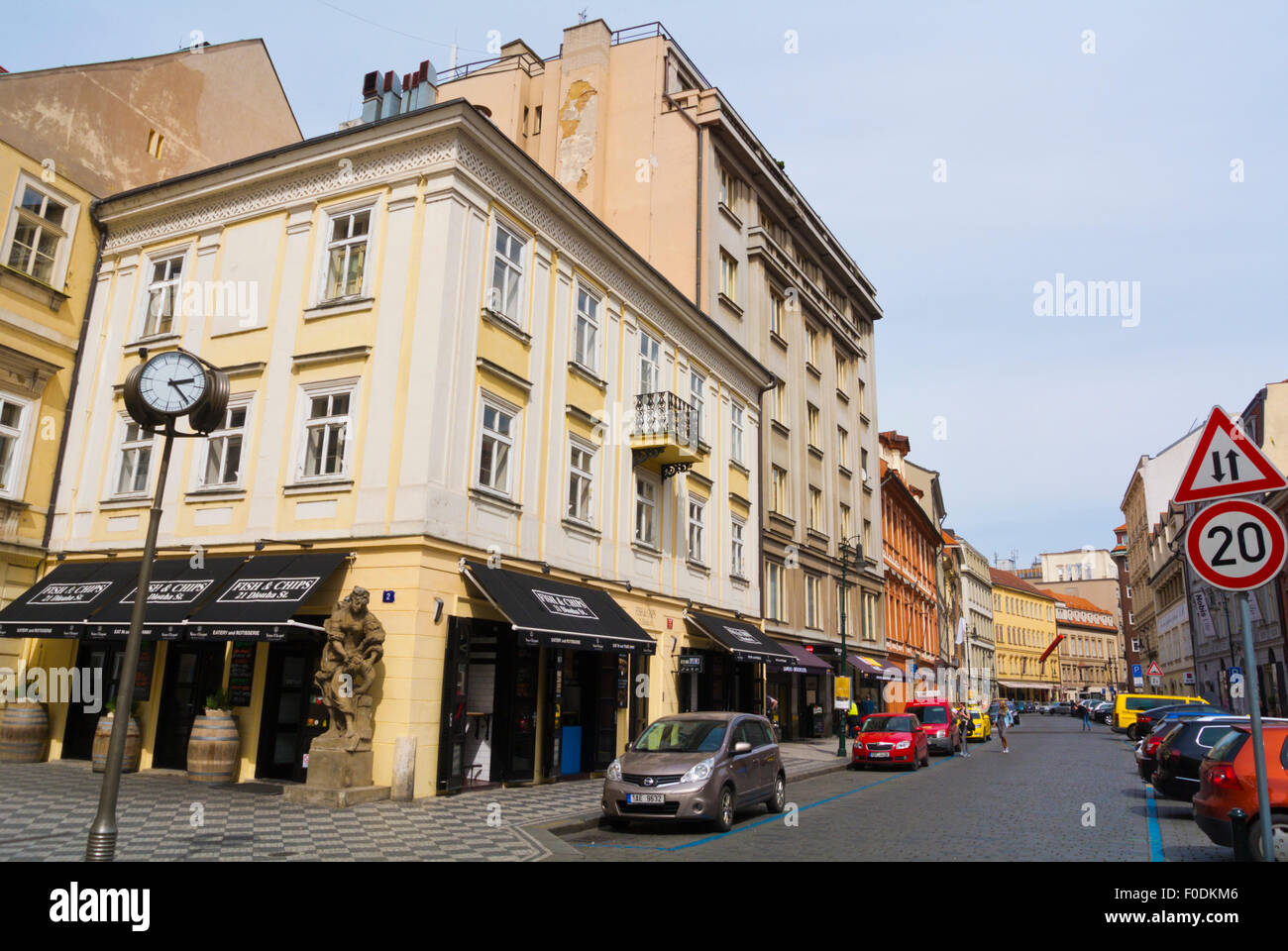 Dlouha street, Staré Mesto, città vecchia, Praga, Repubblica Ceca, Europa Foto Stock