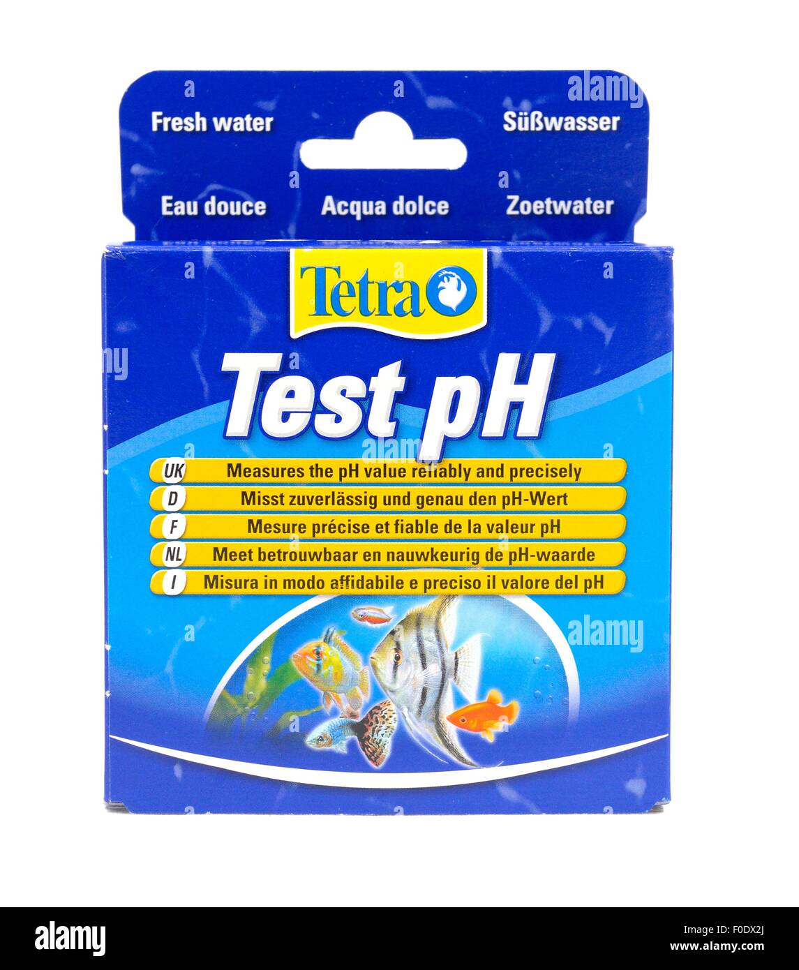 Tetra acqua fresca ph test kit per vasche di pesci e acquari Foto Stock