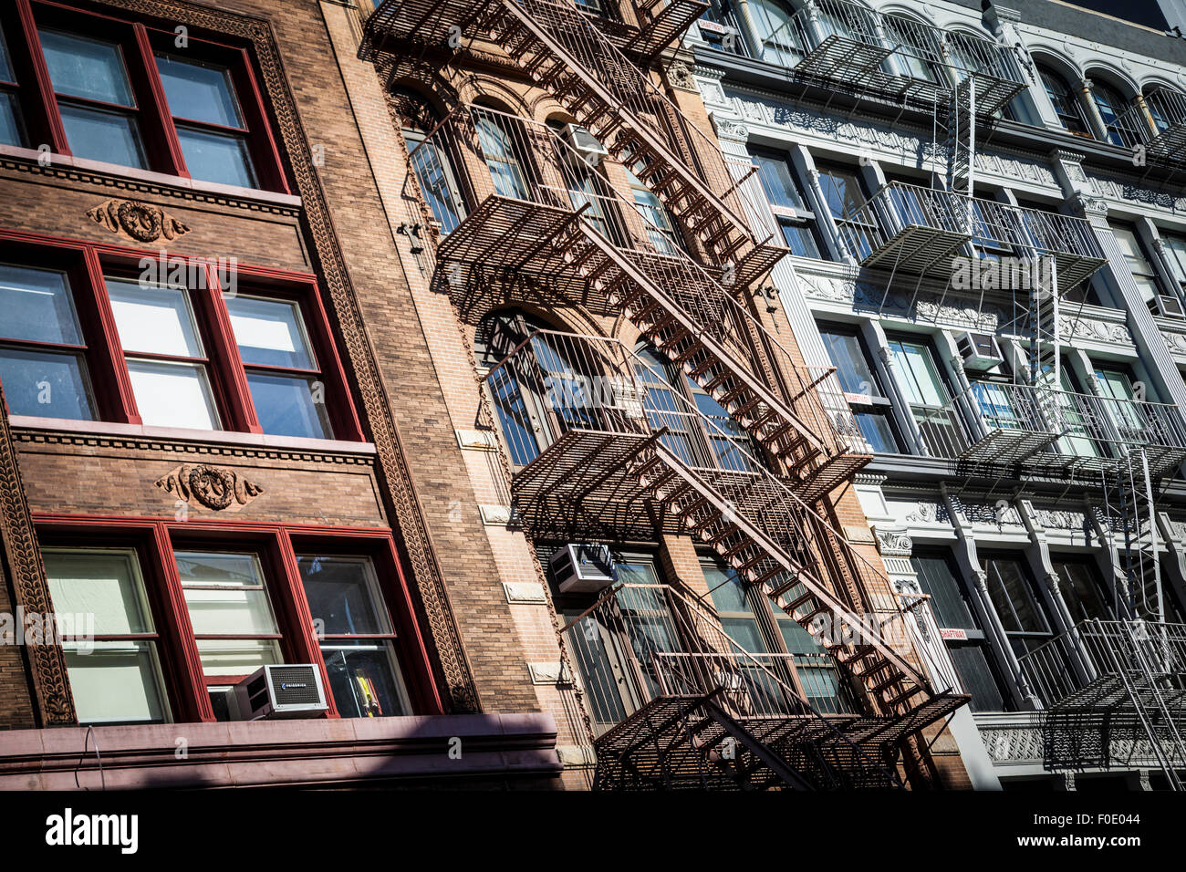 Classic New York Edificio, Manhattan Foto Stock