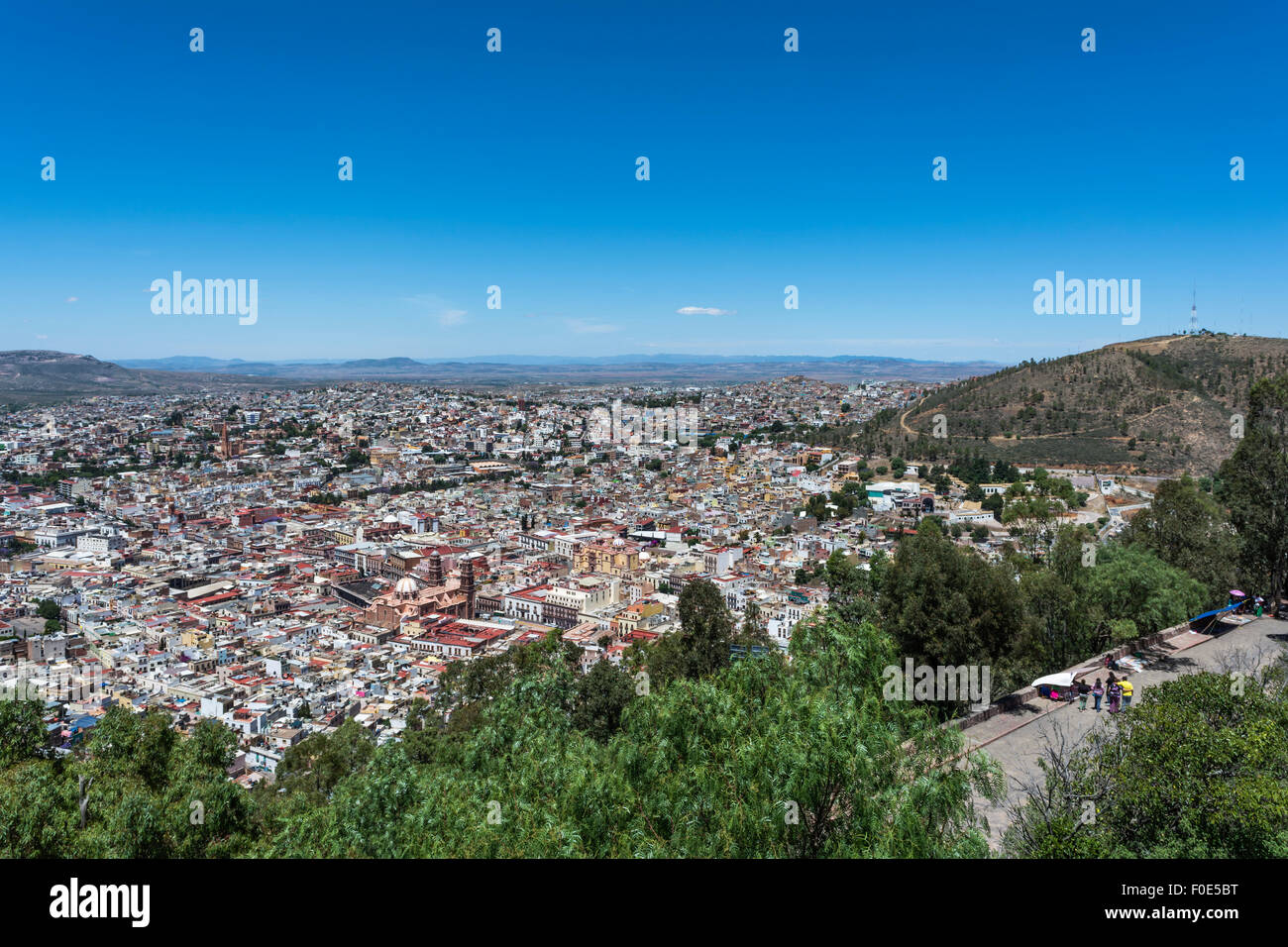 Paesaggio di Zacatecas, Messico Foto Stock