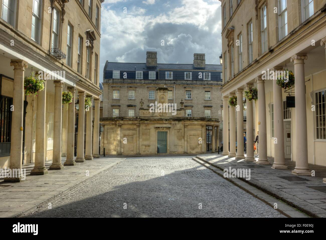 Città di Bath. Vasca da bagno spa. Del Re dei bagni. Foto Stock
