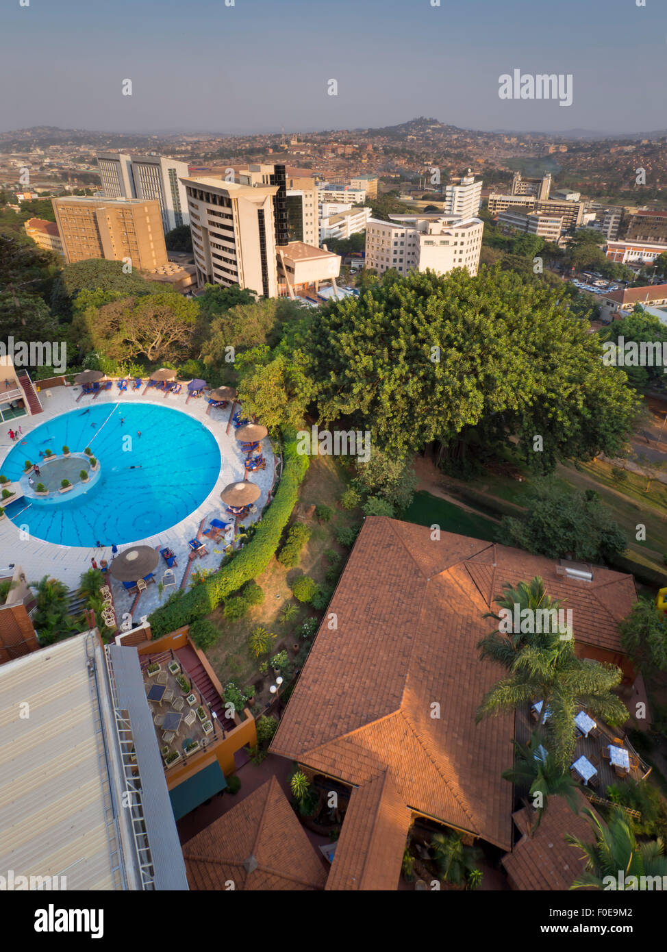 In Uganda, Kampala skyline della città Foto Stock