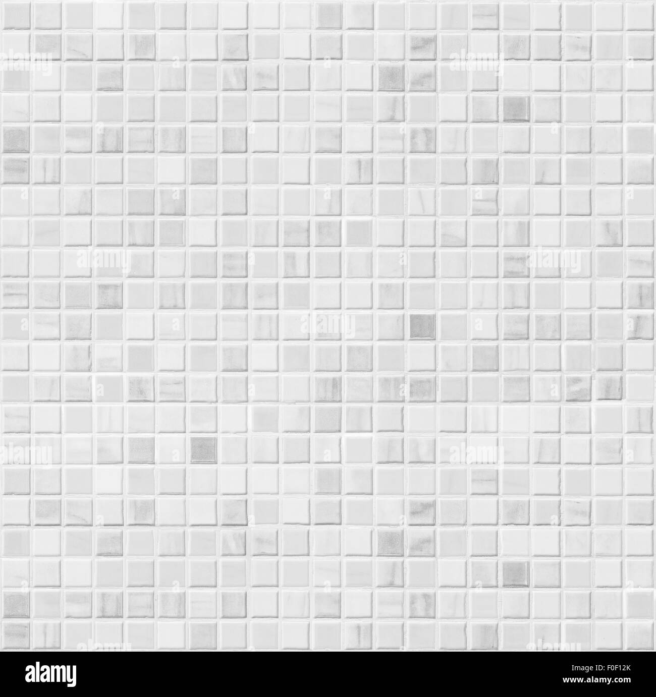 Ceramica bianca del muro del bagno piastrelle modello senza giunture Foto Stock