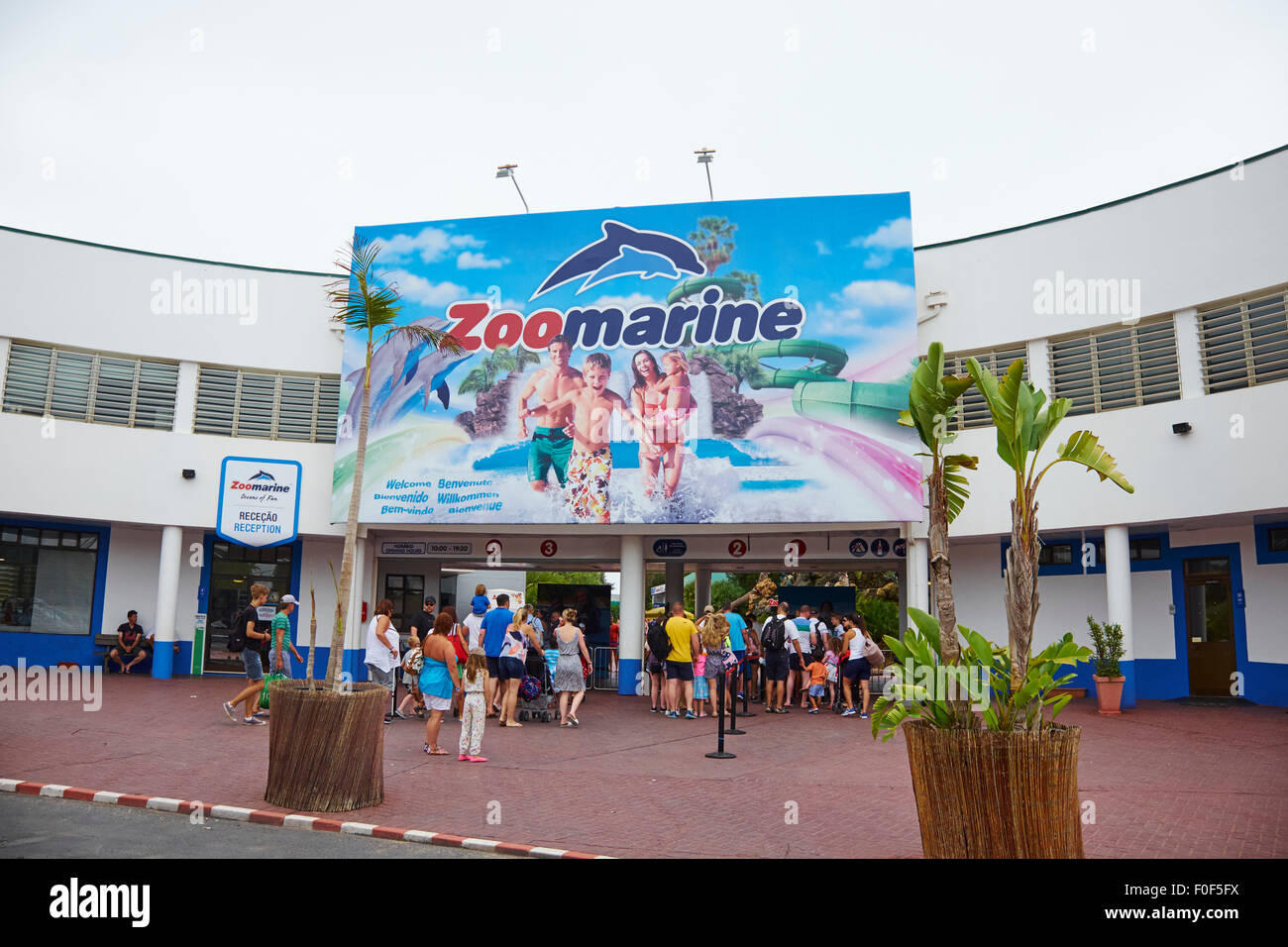 Ingresso Zoomarine Theme Park Guia Algarve Portogallo Foto Stock