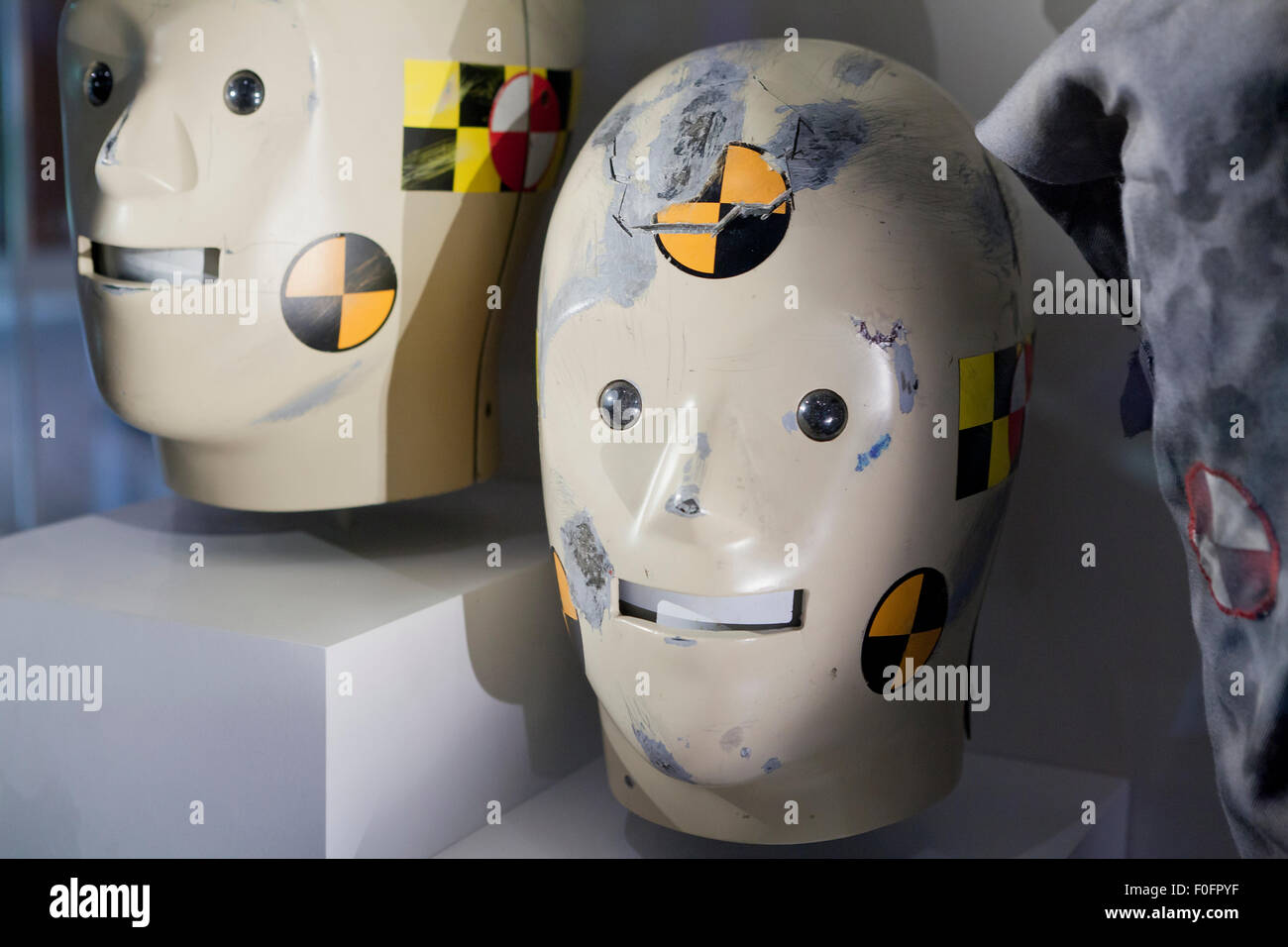 Vince e Larry, il Crash Test Dummies - USA Foto Stock