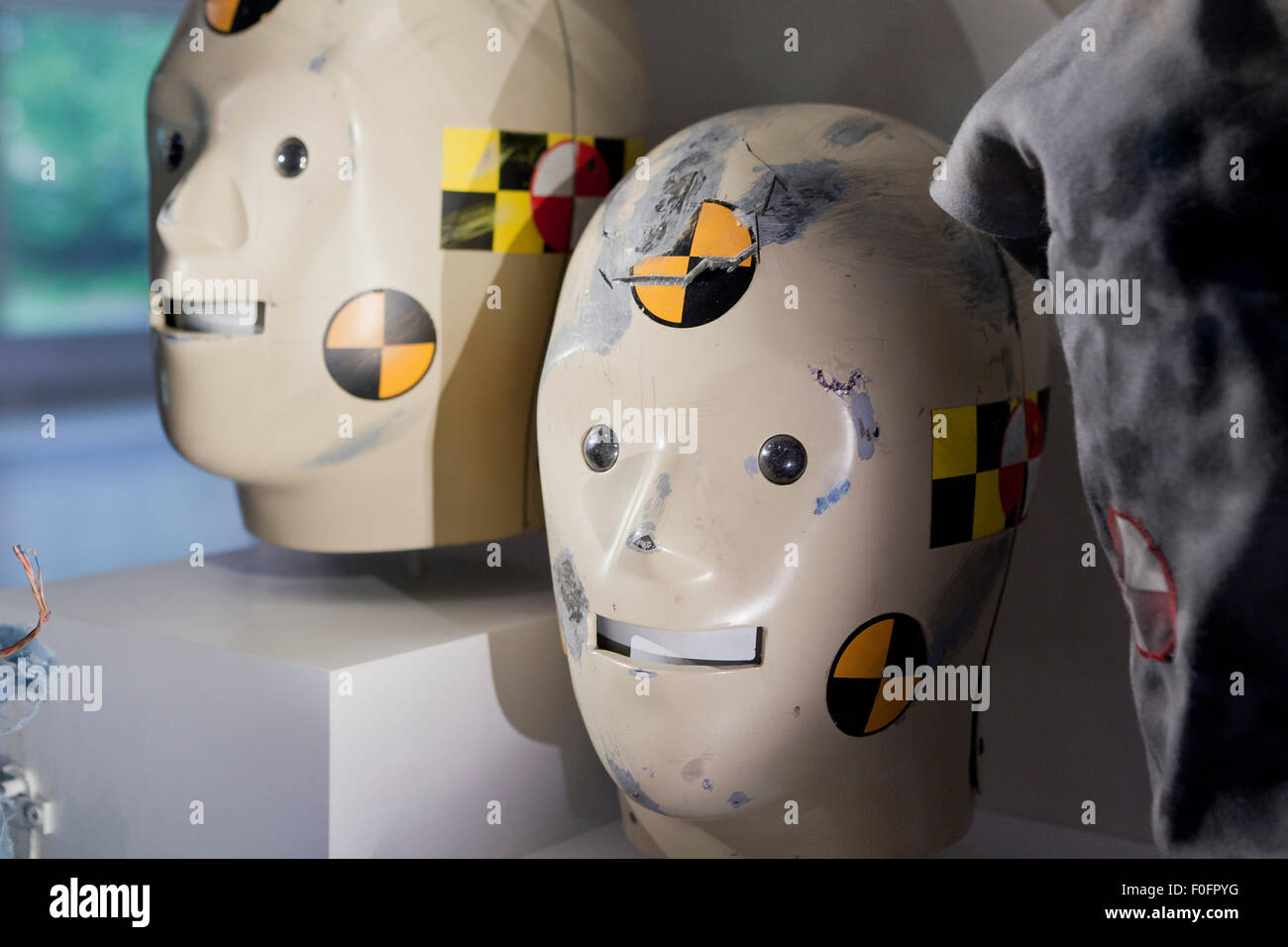 Vince e Larry, il Crash Test Dummies - USA Foto Stock