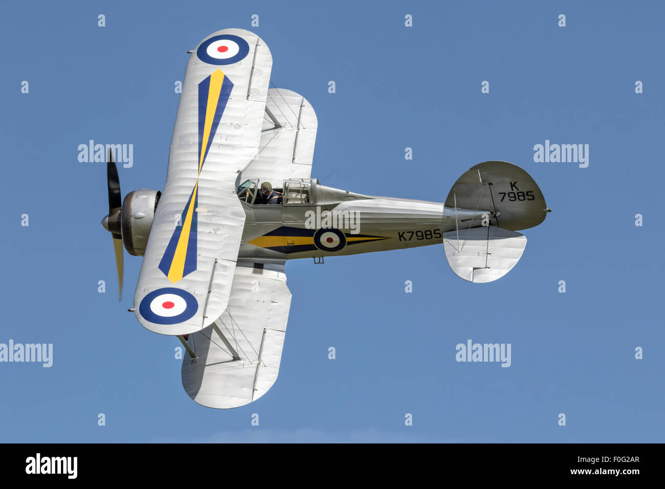 Gloster Gladiator classic WW2 bi-plane fighter Foto Stock