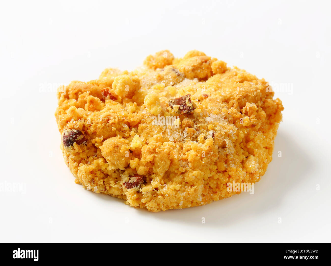 Mini Sbrisolona - Italiano cookie di farina di mais con le mandorle Foto Stock