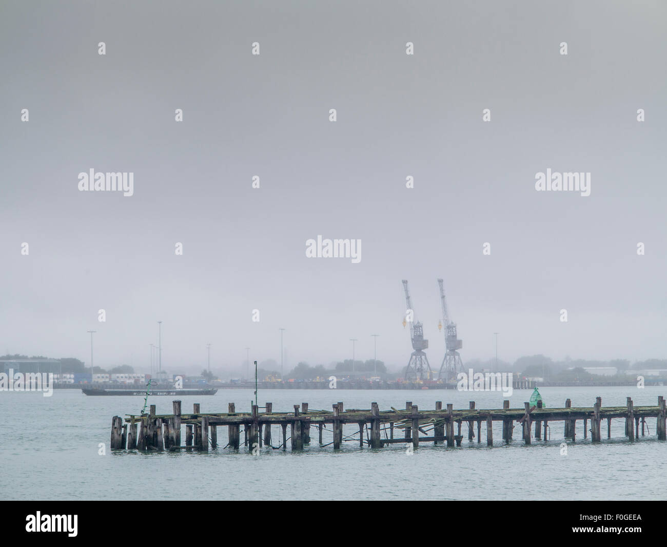 Docks a Southampton Foto Stock