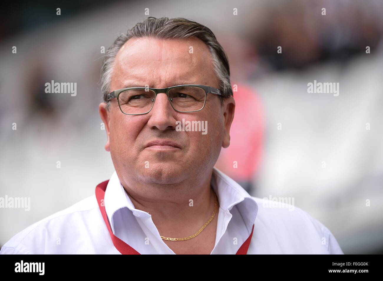 Jean Pierre CAILLOT - 09.08.2015 - Bordeaux/Reims - 1ere journee Ligue 1.Photo : Nolwenn Le Gouic/Icona Sport Foto Stock