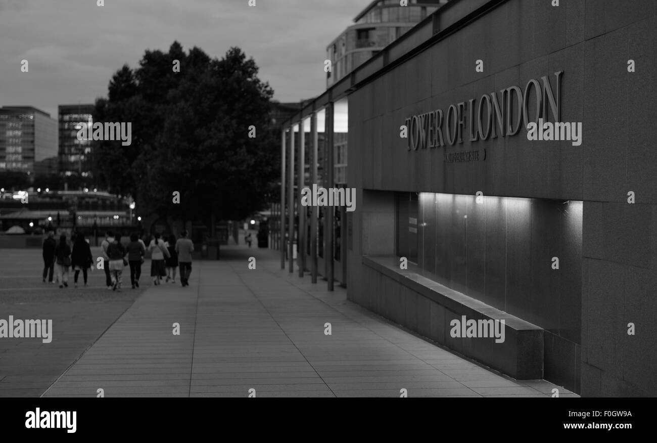Tower Hill Terrace, London REGNO UNITO Foto Stock