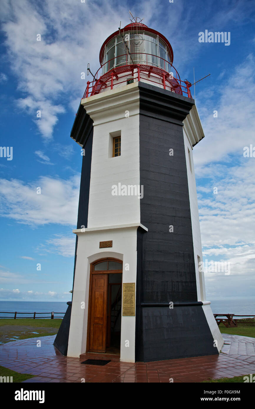 Ottimo pesce Point Lighthouse in Port Alfred, Sud Africa Foto Stock
