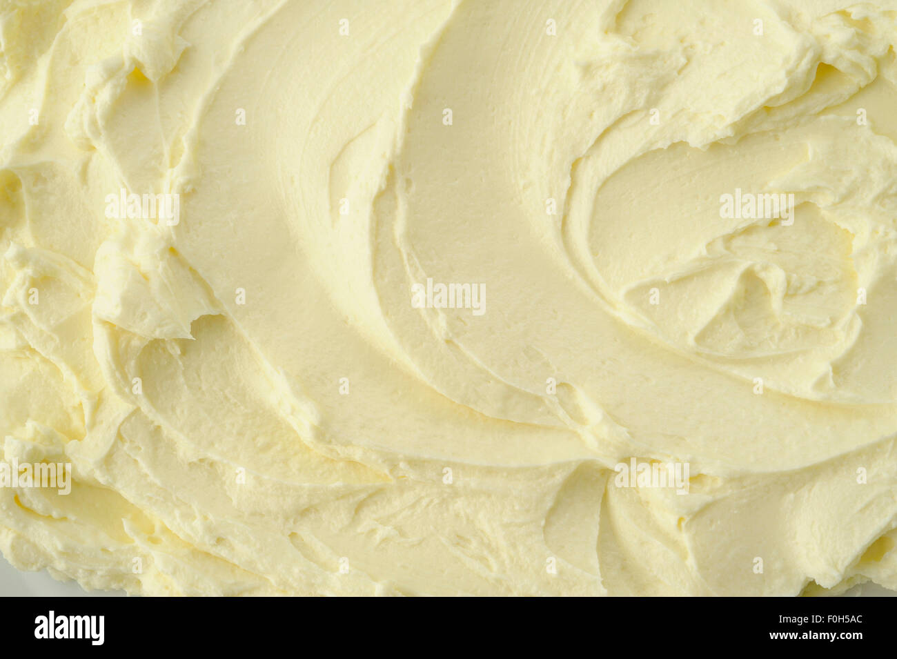 La crema di formaggio sfondo Foto Stock