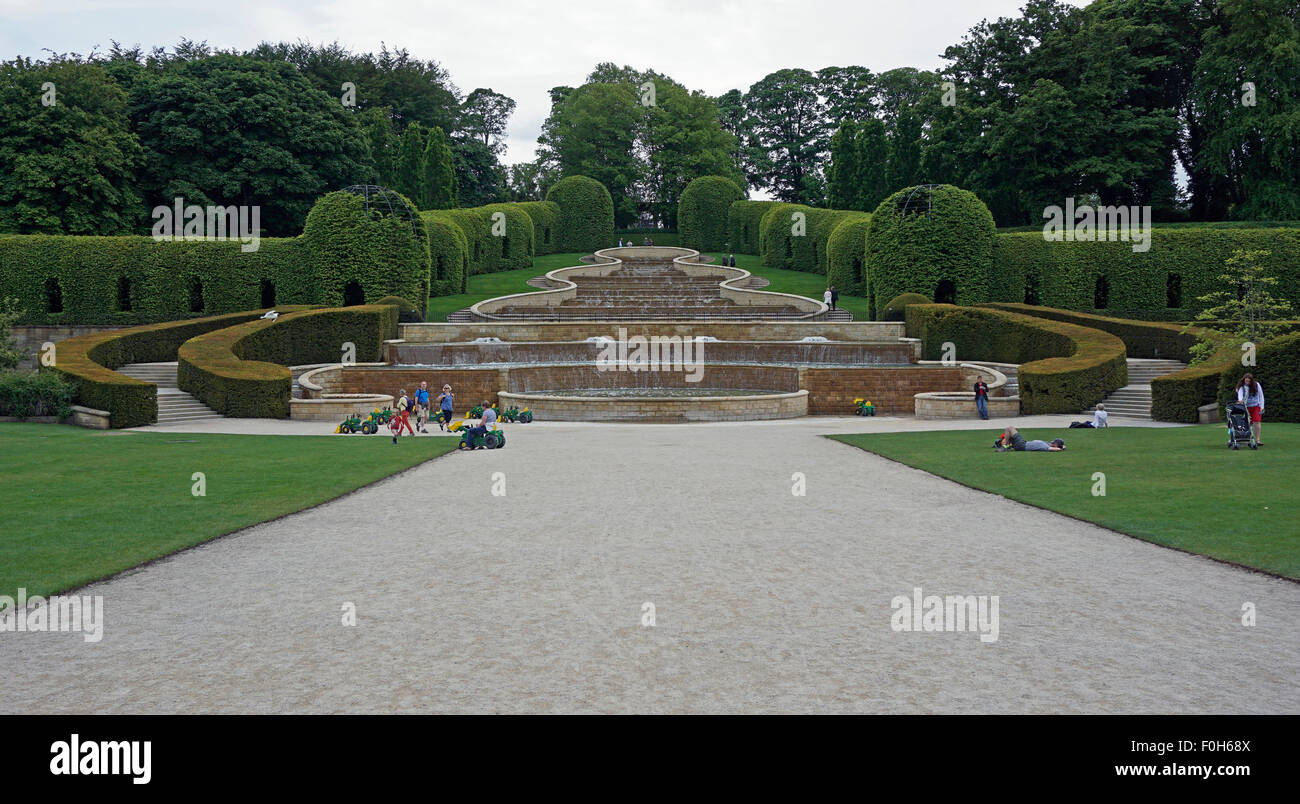 Giardini di Alnwick Foto Stock