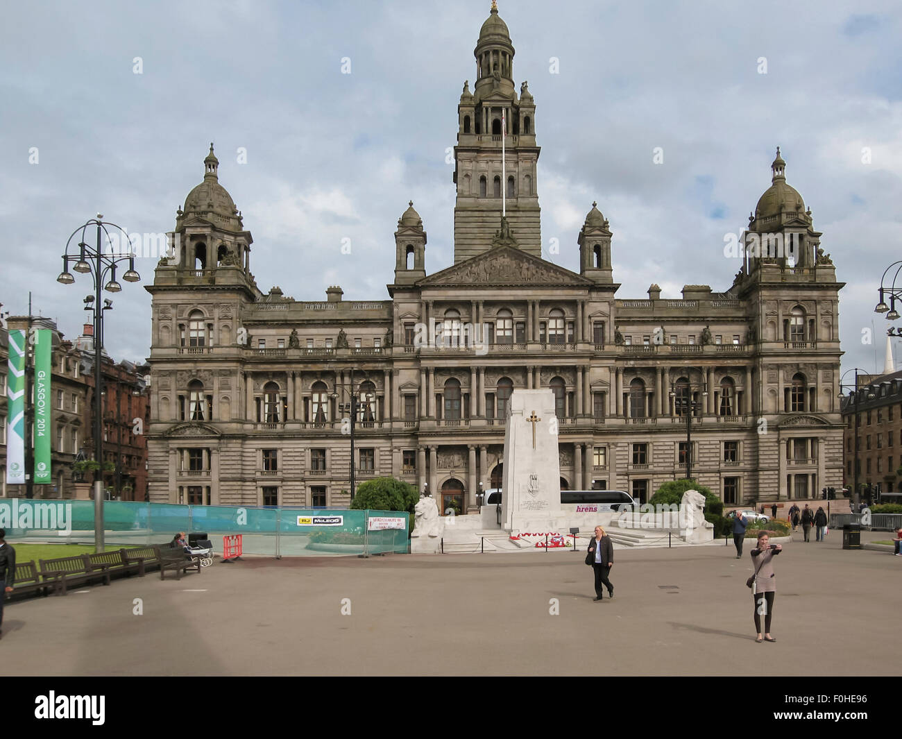 CITY CHAMBERS, Glasgow, Scozia, circa nel giugno 2014. Foto Stock