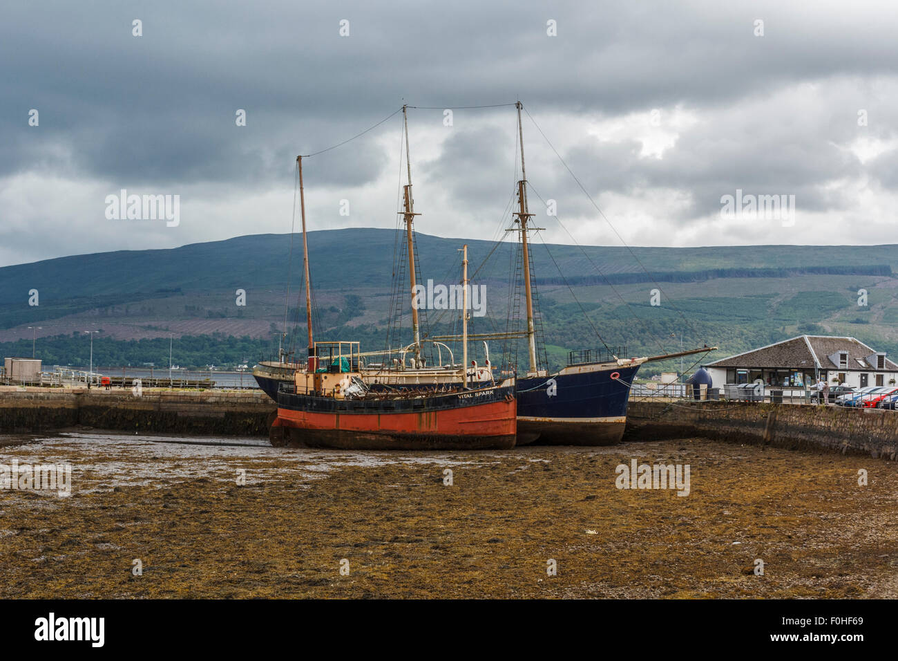 Scintilla vitale barca, Inveraray Scozia, circa nel giugno 2014. Foto Stock