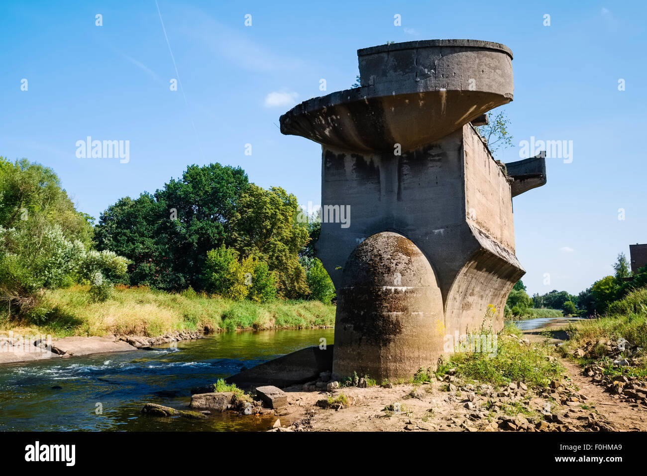 Ex Northbridge a Guben, Brandeburgo, Germania Foto Stock