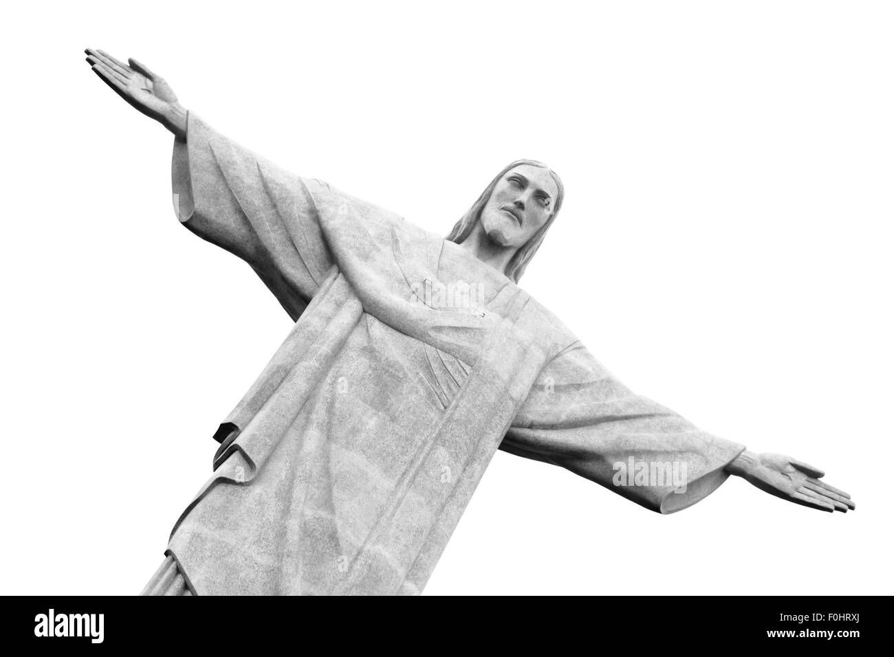 Cristo Redentore statua, Rio de Janeiro, Brasile Foto Stock