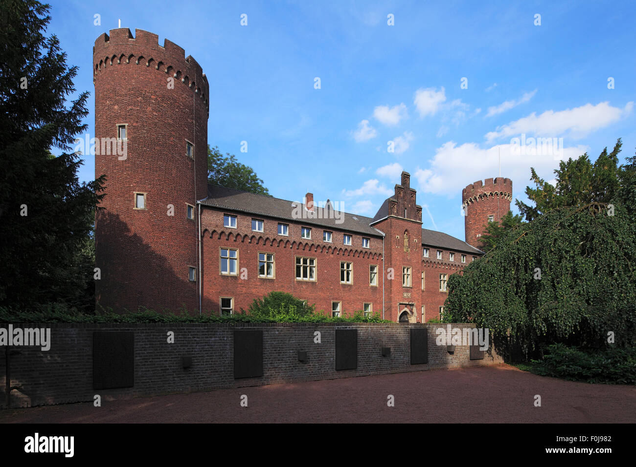 Kurkoelnische Landesburg in Kempen, Niederrhein, Renania settentrionale-Vestfalia Foto Stock