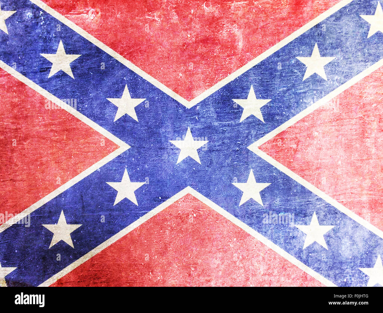 Bandiera confederate texture di sfondo in stile grunge Foto Stock