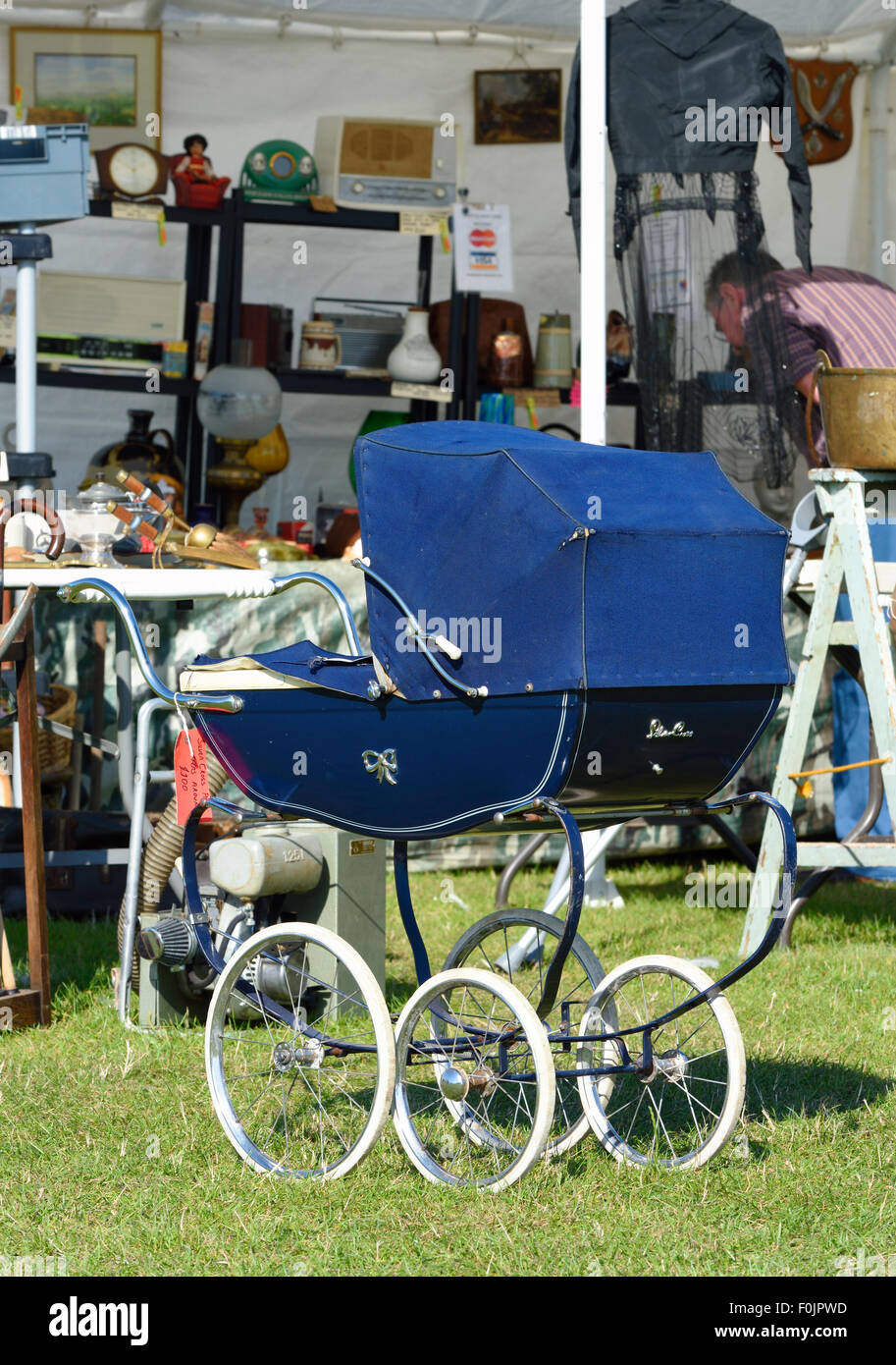 1940s style 'Silver croce' la PRAM Foto Stock