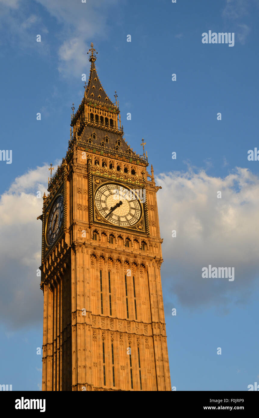 Big Ben di Londra, Inghilterra Foto Stock