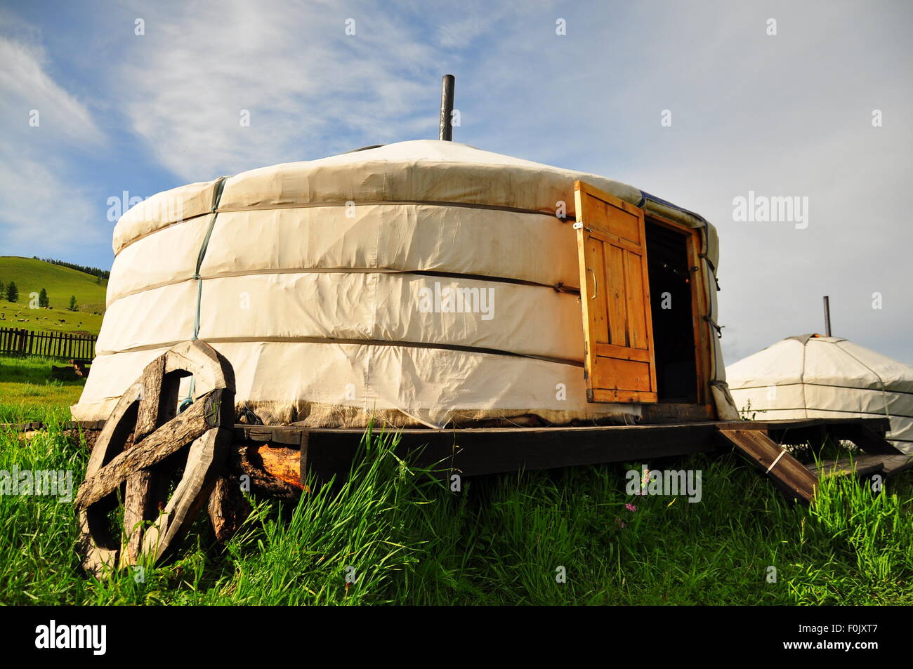 Home soggiorno stile mongolo Foto Stock
