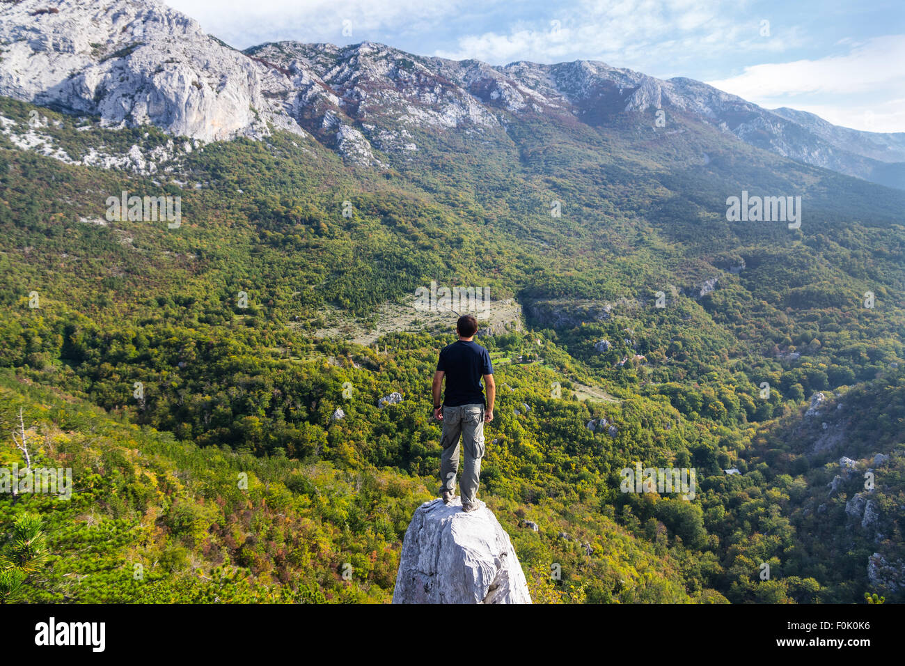 Parco nazionale di Paklenica, montagna di Velebit, Croazia Foto Stock