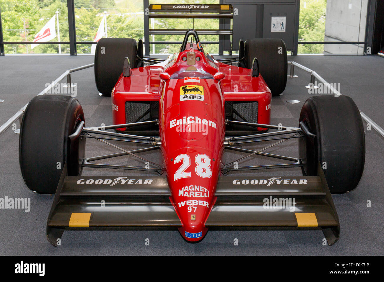 Ferrari F1-87 front 2015 Honda Collection Hall Foto Stock