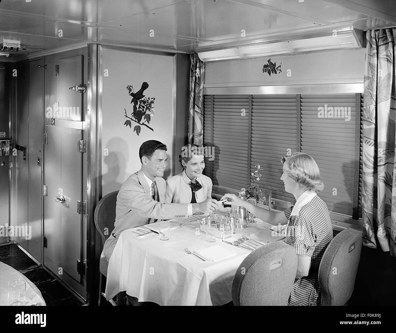 [Pacifico Sud Sunset Limited Diner, Budd società] Foto Stock