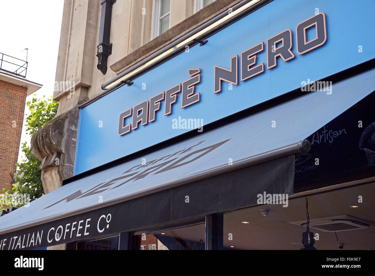 Caffe Nero, Finchley Road, London, Regno Unito Foto Stock