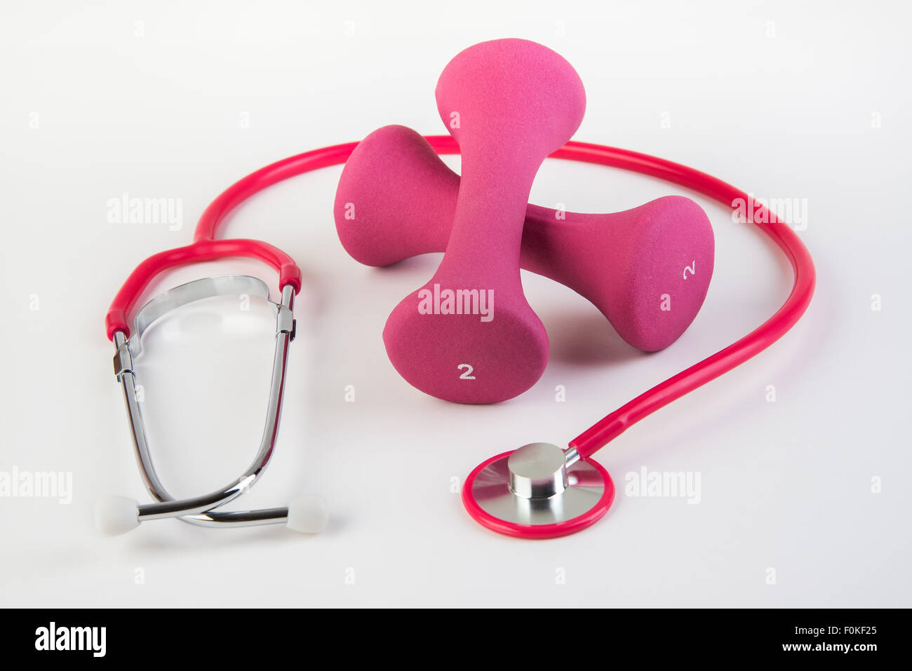 Allenamento e regolari controlli al medico per la salute sicurezza Foto Stock