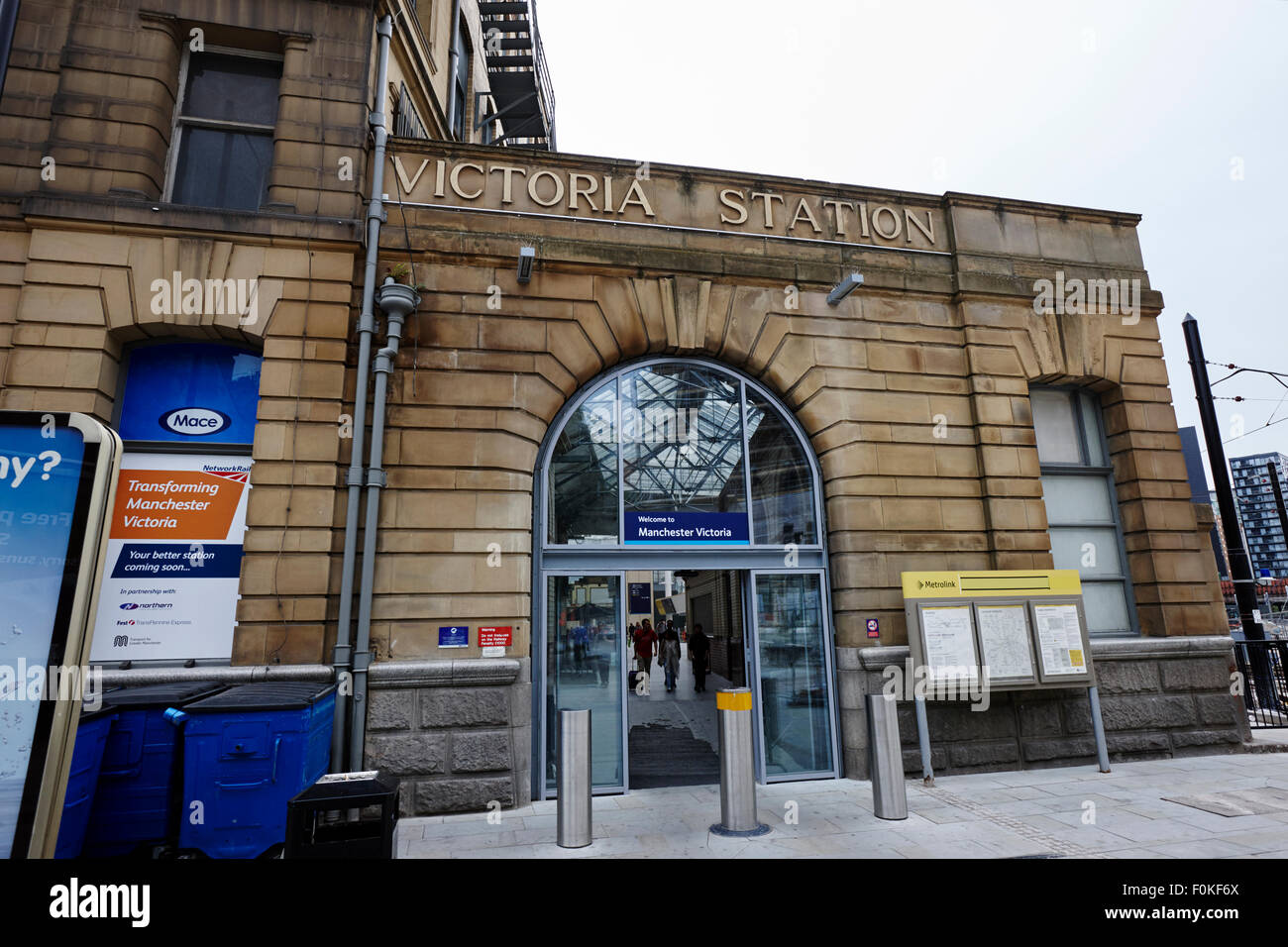 Manchester Victoria Stazione ferroviaria England Regno Unito Foto Stock