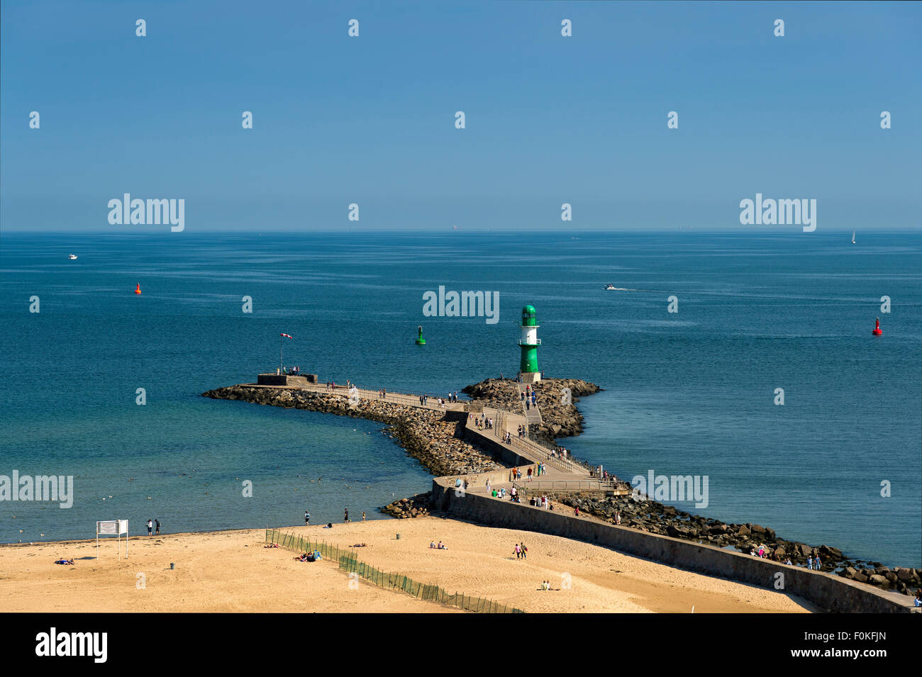 Germania, Meclemburgo-Pomerania, Warnemuende, Foto Stock