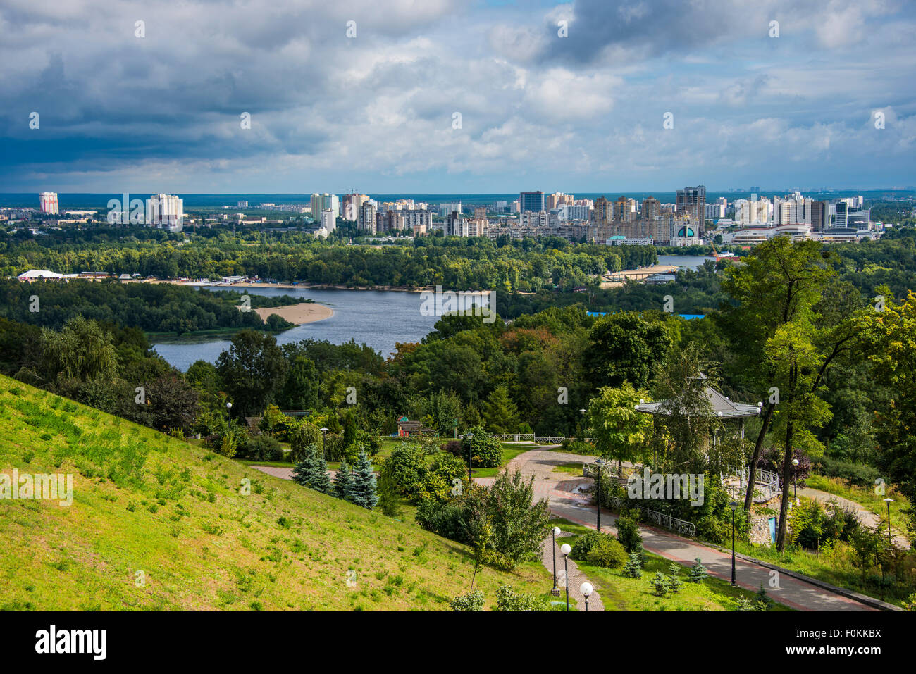 Ucraina, Kiev, cityscape Foto Stock