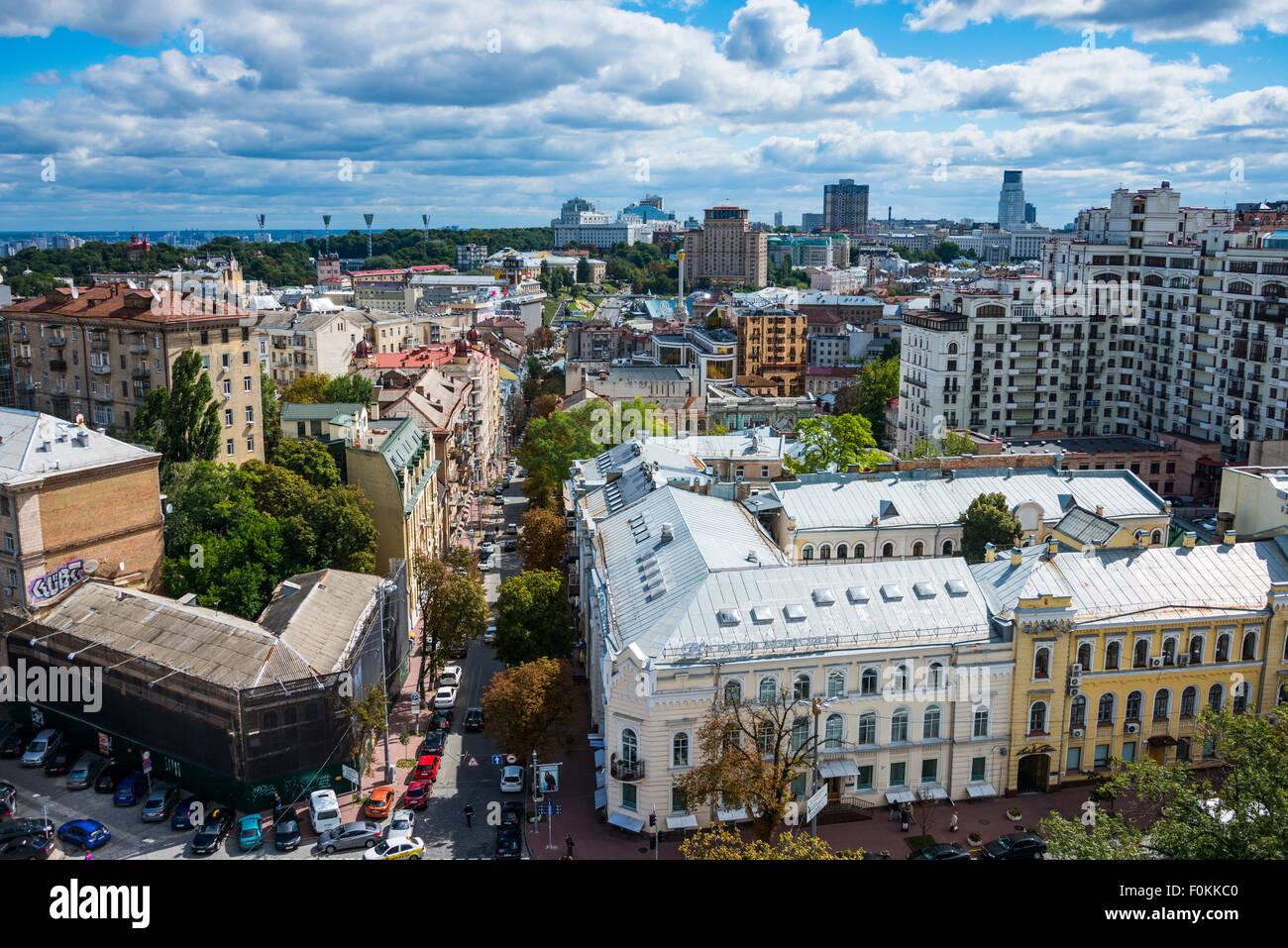 Ucraina, Kiev, cityscape Foto Stock