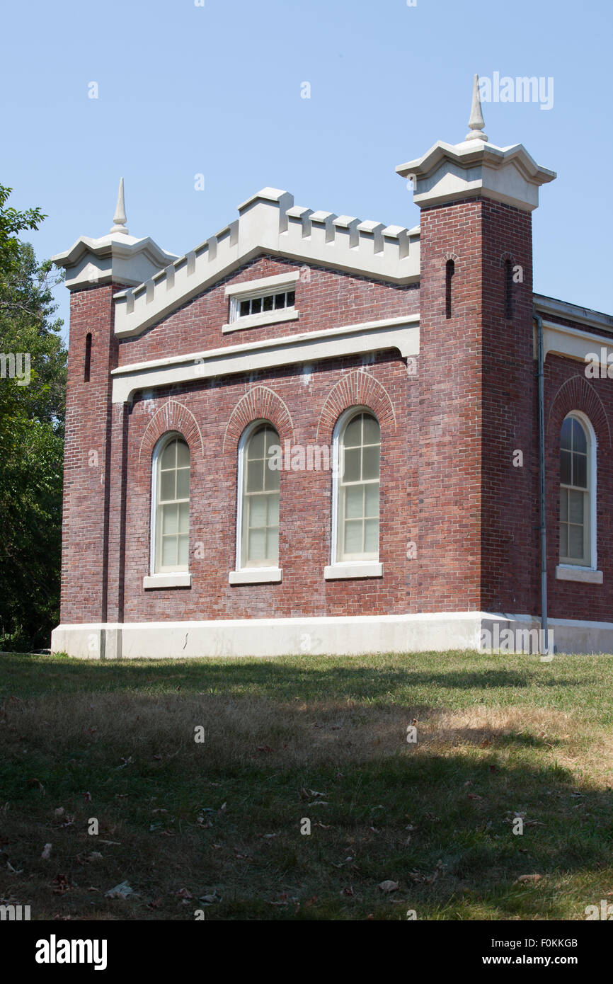 Casa del generatore, Navesink luci gemelle, altopiani, Monmouth County NJ Foto Stock