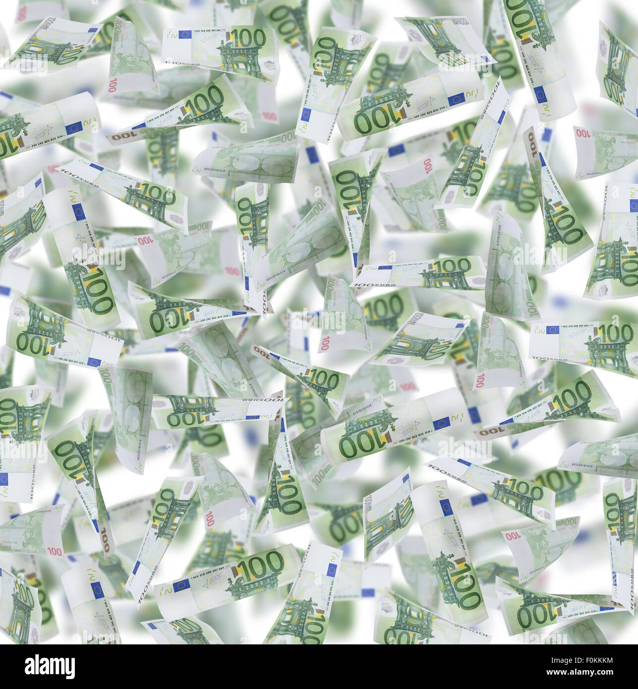 Un centinaio di Euro note di fondo Foto Stock