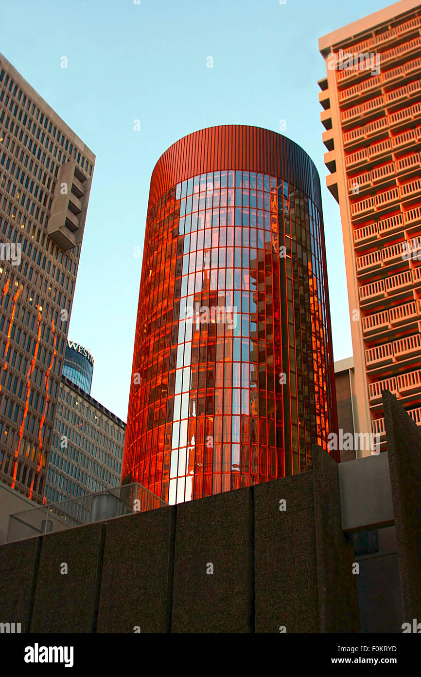 Skyline della città di Atlanta Downtown area Foto Stock