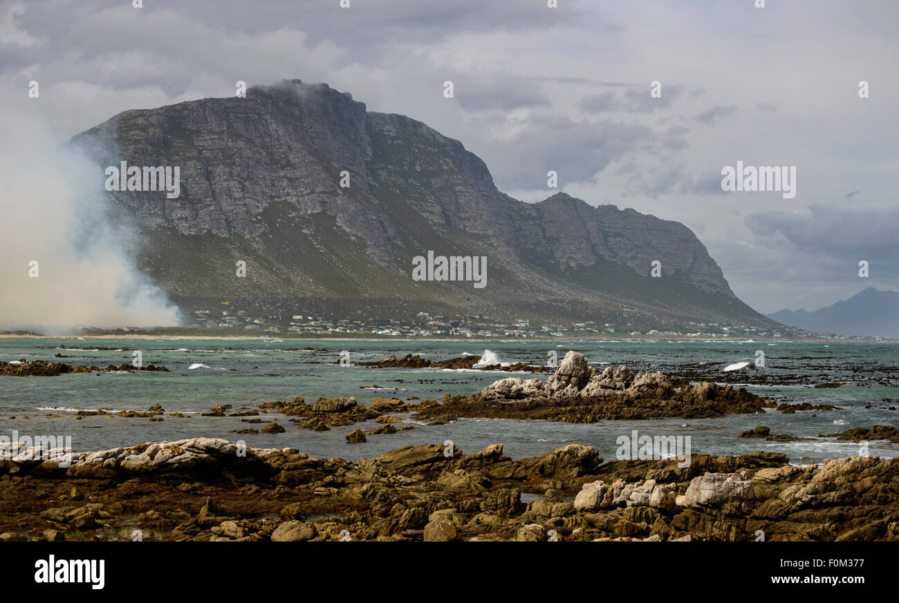 Percorso di balena, Western Cape. Sud Africa Foto Stock