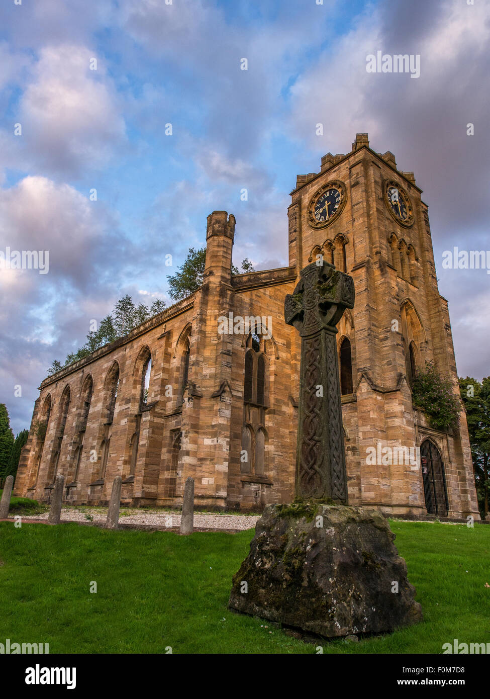 Campsie alta chiesa, Manchester, Scozia Foto Stock