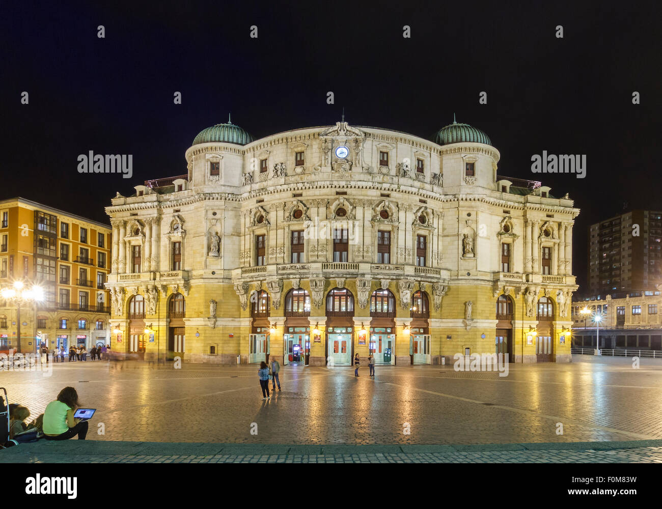 Teatro Arriaga. Bilbao. Golfo di Guascogna, Spagna, Europa. Foto Stock